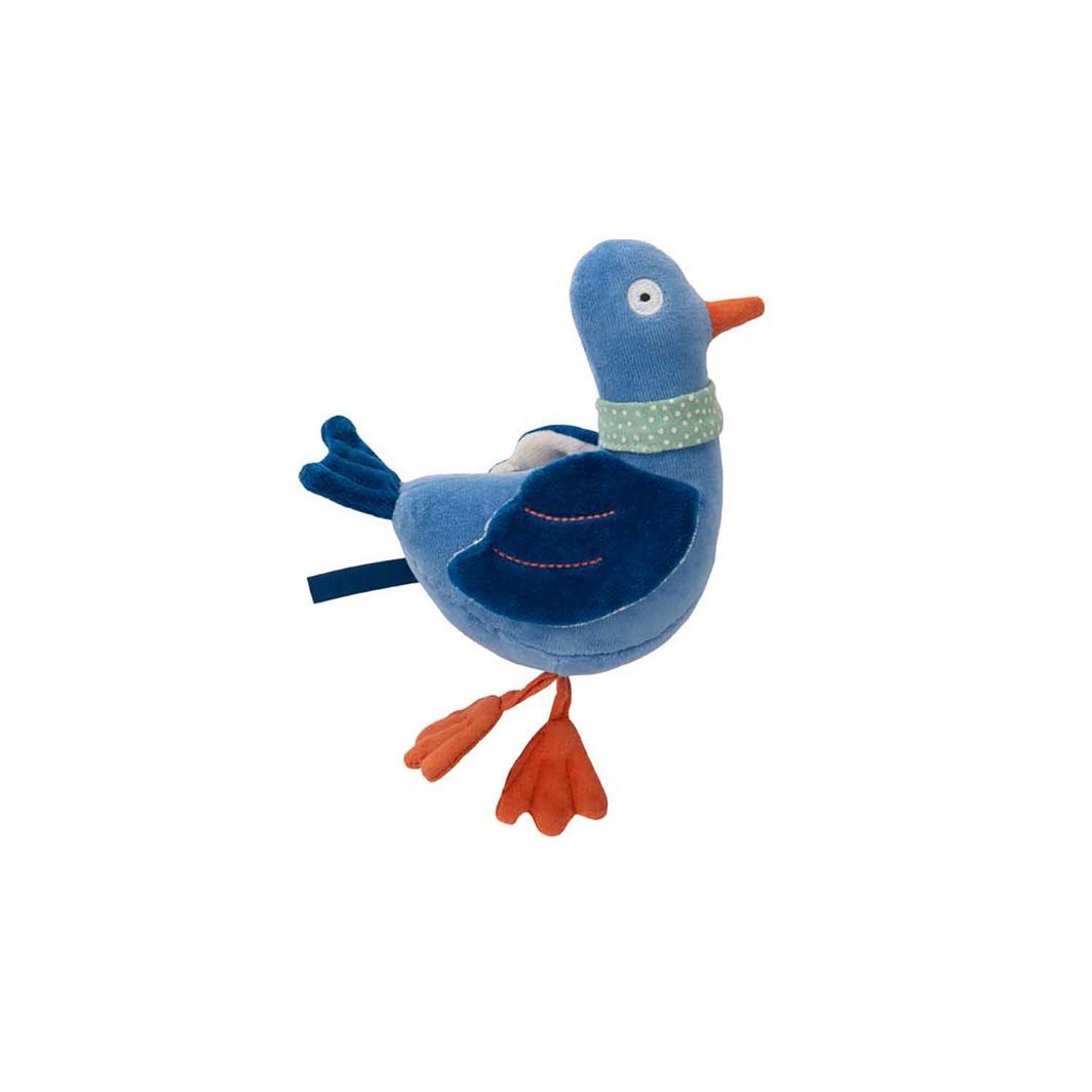 Moulin Roty Mjukisdjur med skallra - Duvan Michel