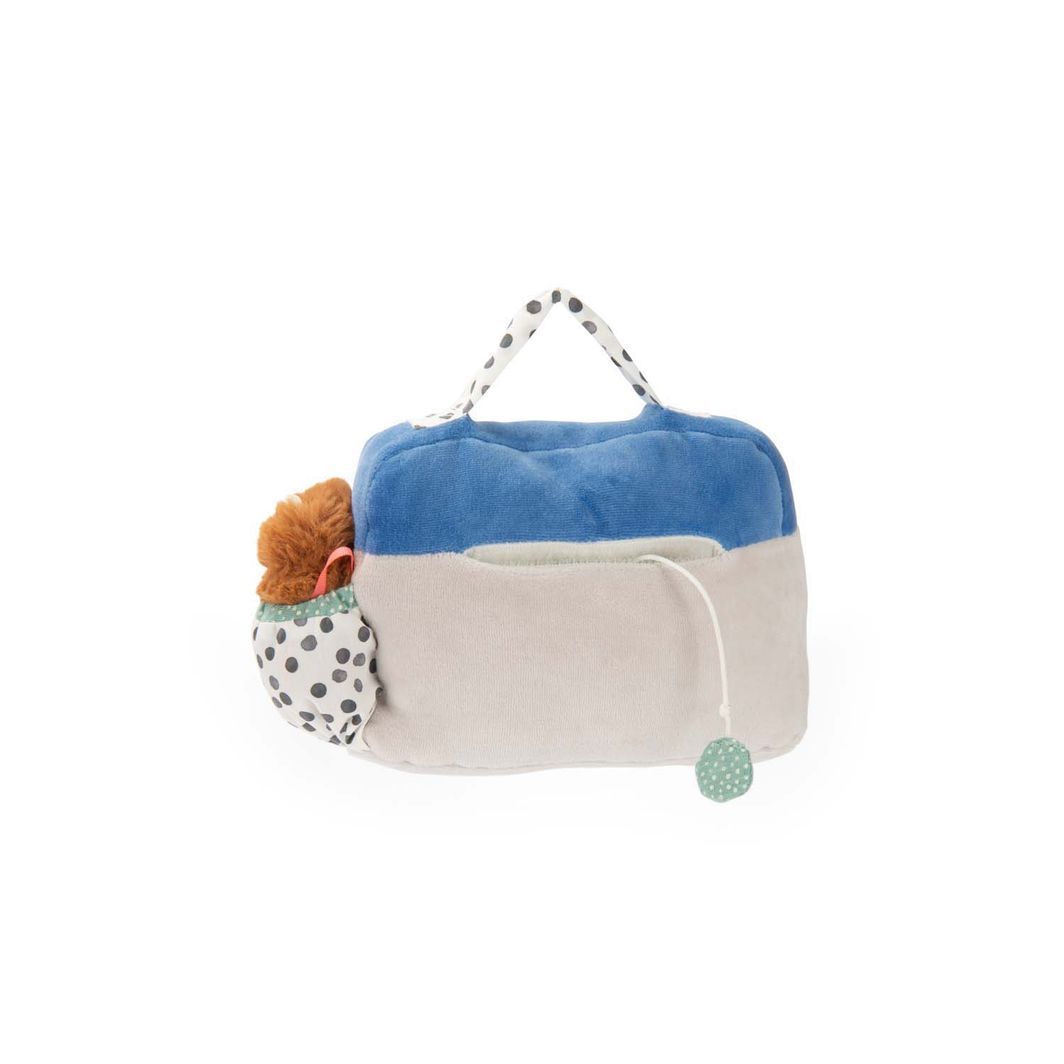 Moulin Roty Gosedjur med musikuppdragning, Radio 22 cm - Puce & Pilou