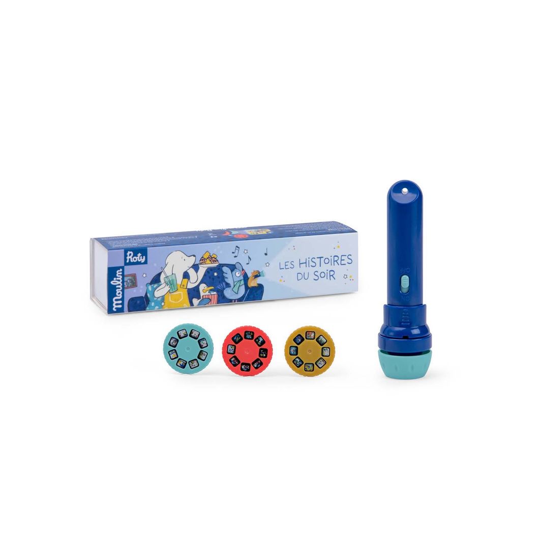 Moulin Roty Ficklampa, Berätta en saga - Puce & Pilou (EN-FR)