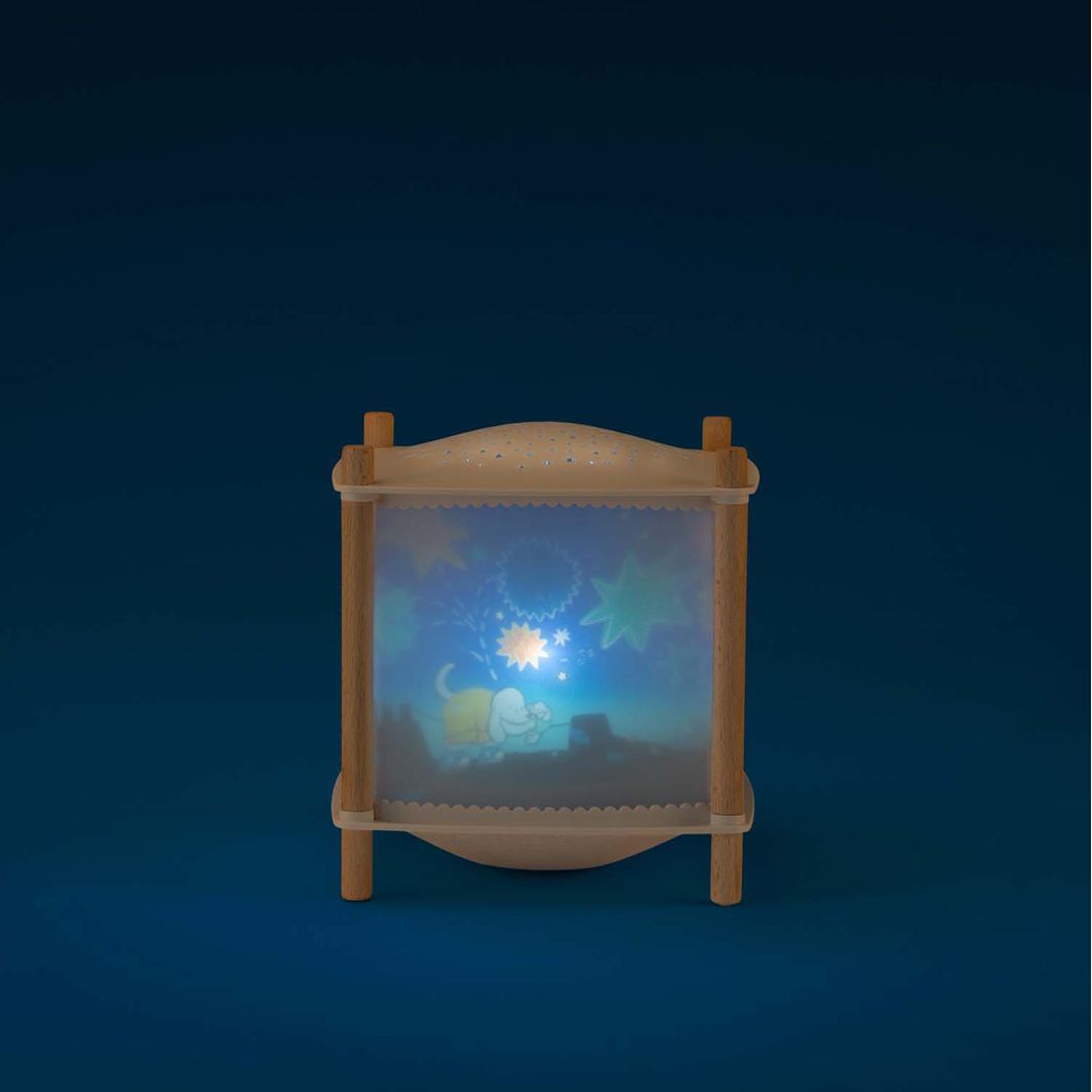 Moulin Roty Magisk Lampa (bluetooth), Puce & Pilou