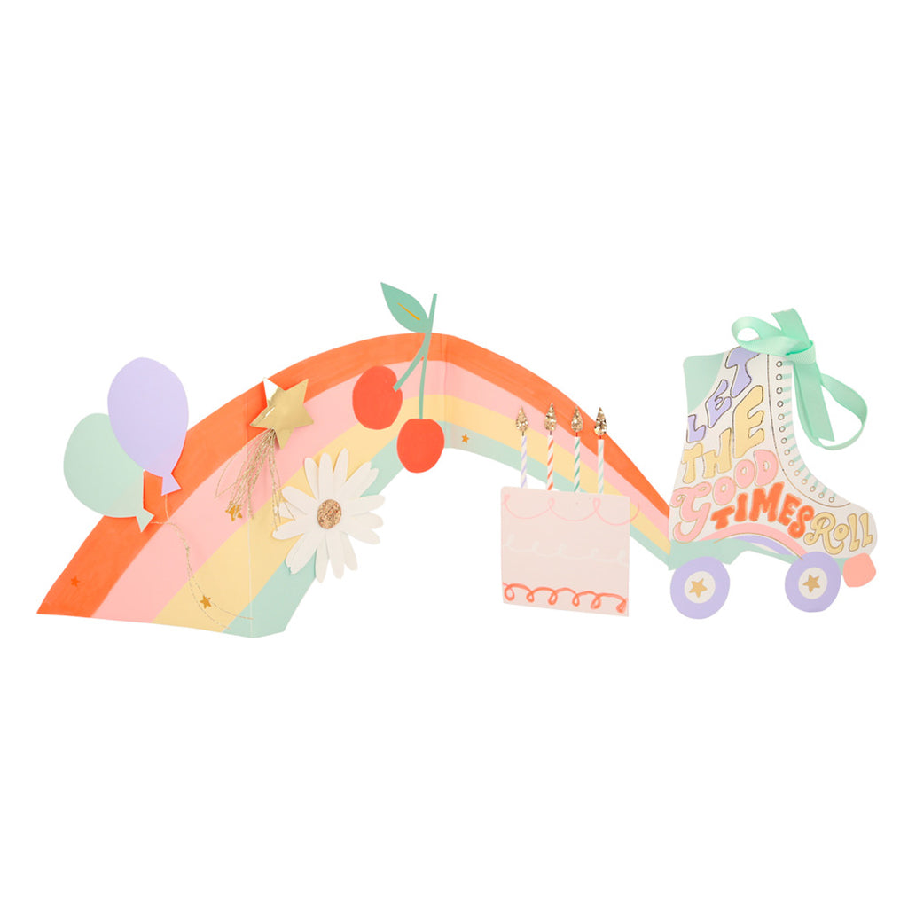 Meri Meri födelsedagskort, Rullskridsko