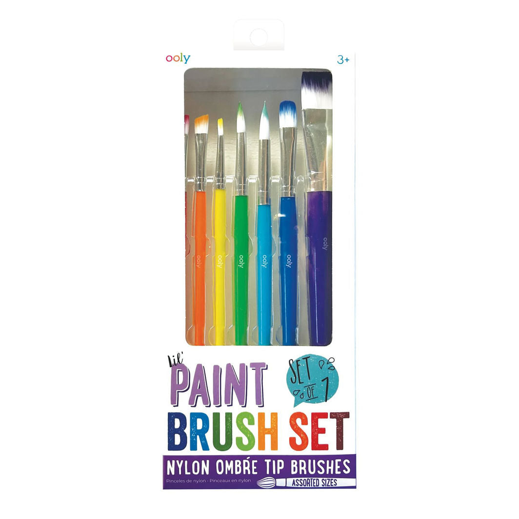 Ooly Penselset, 7 st - Lil Paint Nylon