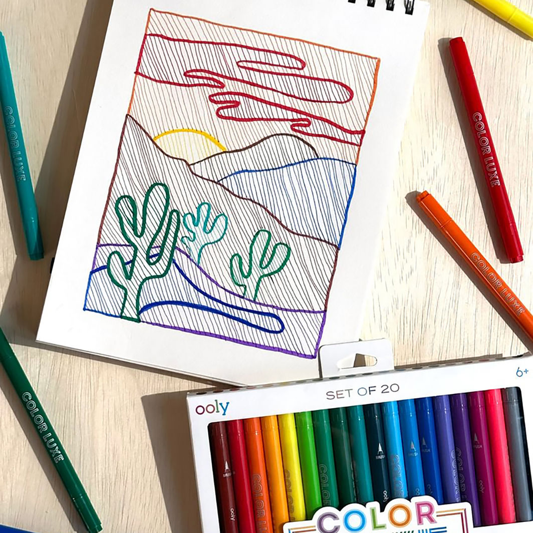 OOLY Tuschpen 20 stk, Dobbeltsidet - Color Luxe