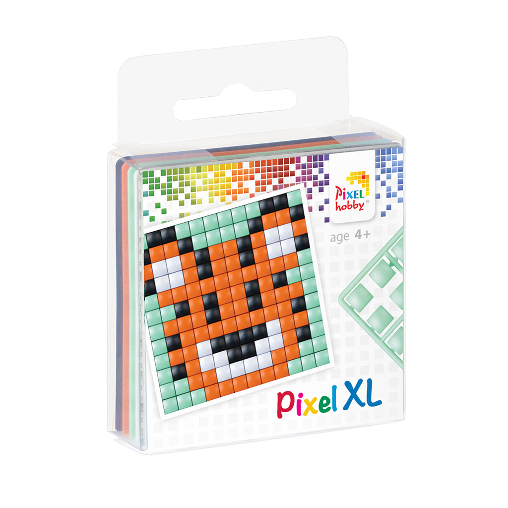 Pixelmosaik, XL mosaikpärlor - Tiger