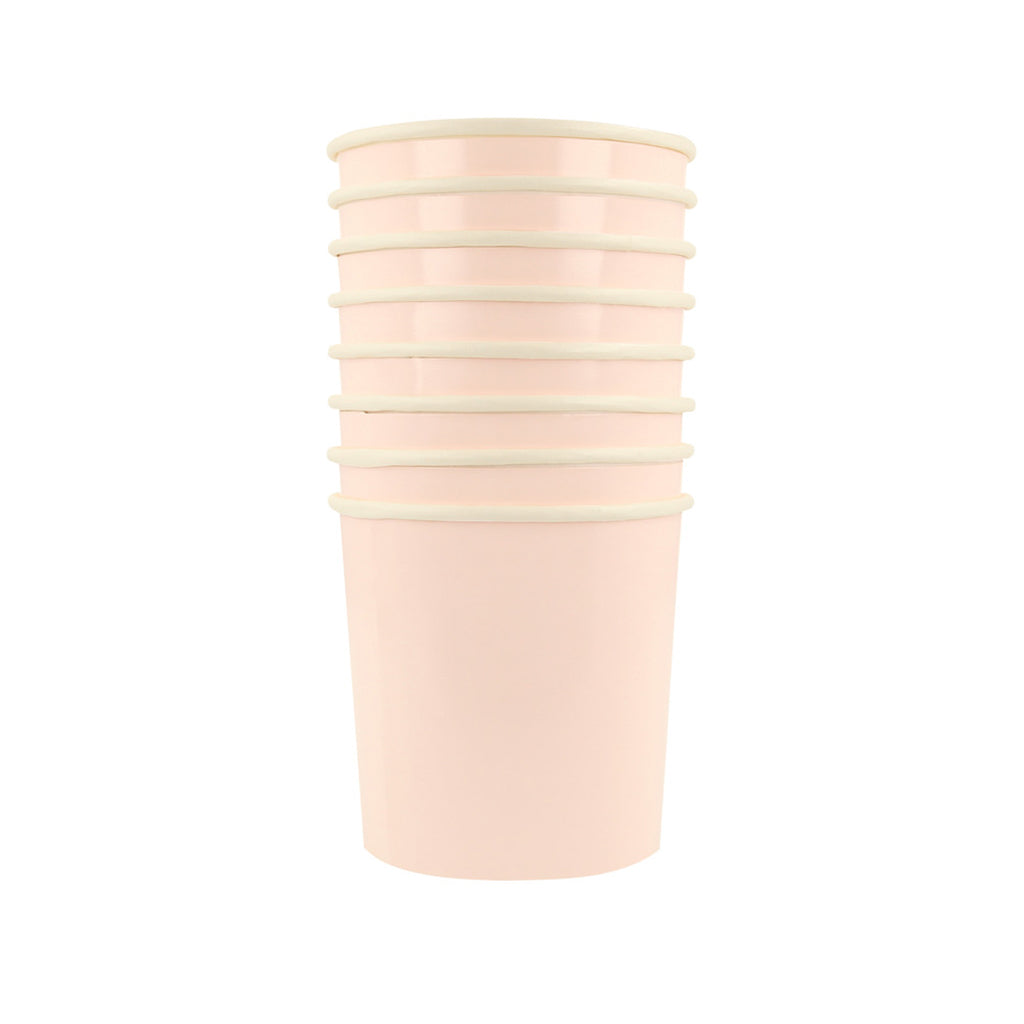 Meri Meri pappersmuggar, Cotton candy - 8 st