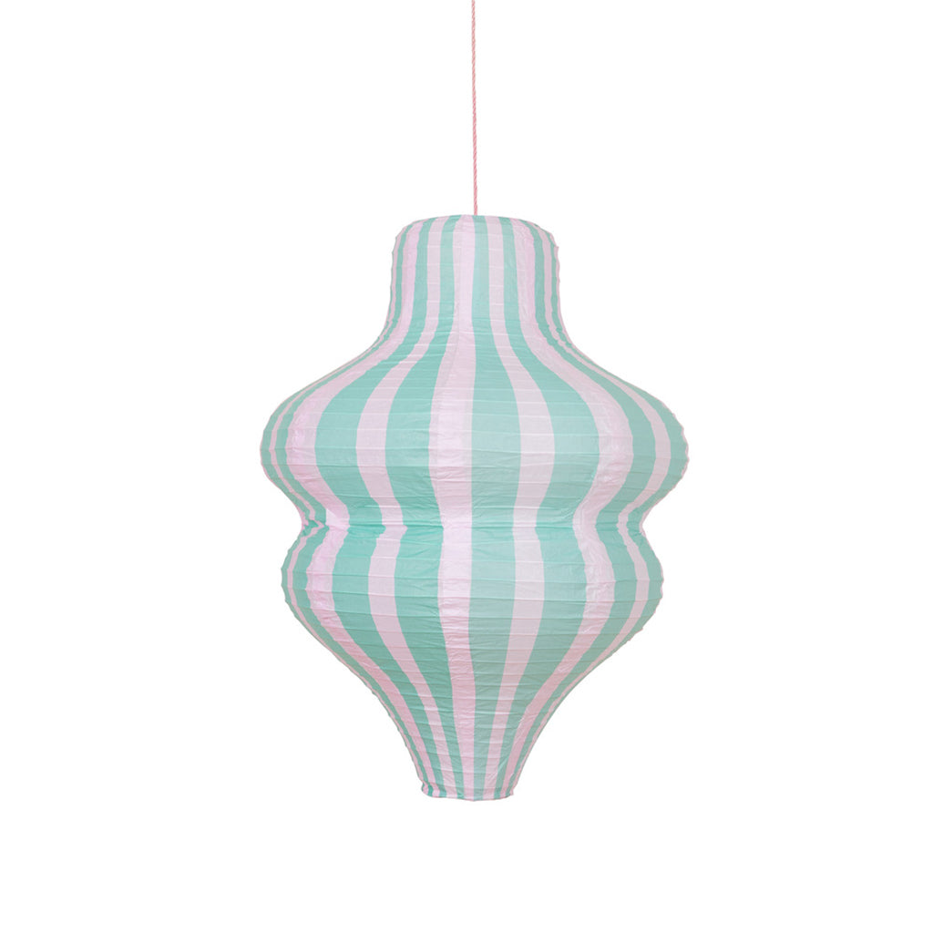 Meri Meri papperslanternor, Stripy lanterns, 3-pack - UTAN LJUSKÄLLA