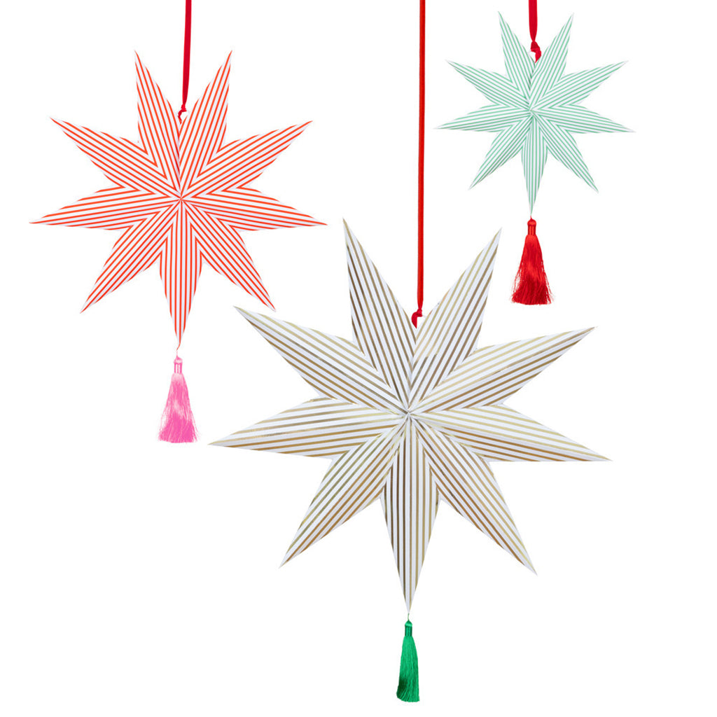 Meri Meri Stjerneophæng, 3 stk.