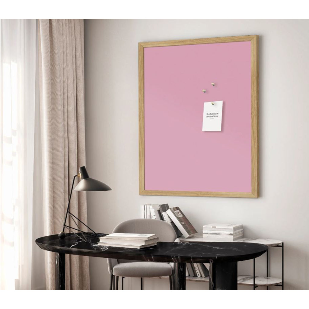 Anslagstavla med ekram, Bubblegum 62 x 42 cm
