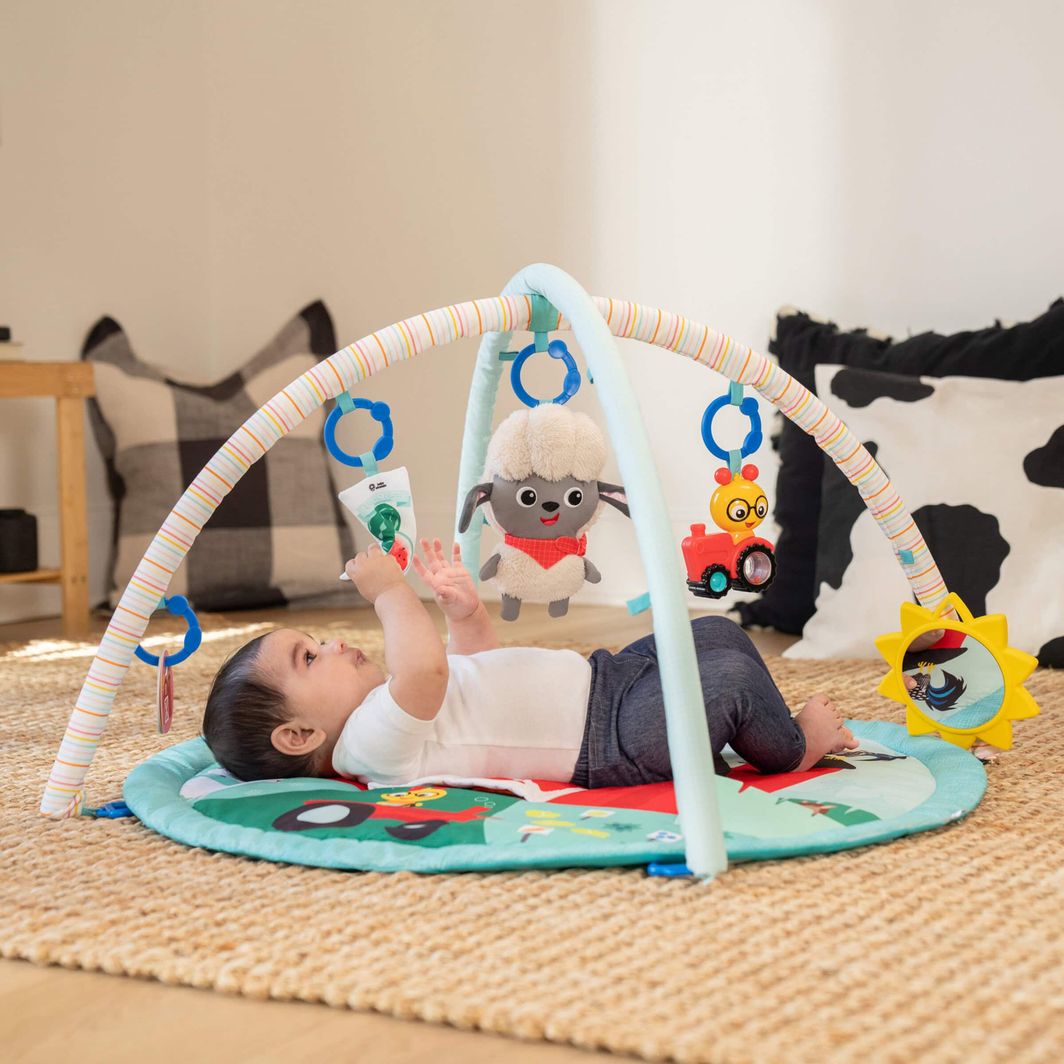 BABY Einstein Happy Harvest™ aktivitetsmatta med sensoriska upplevelser