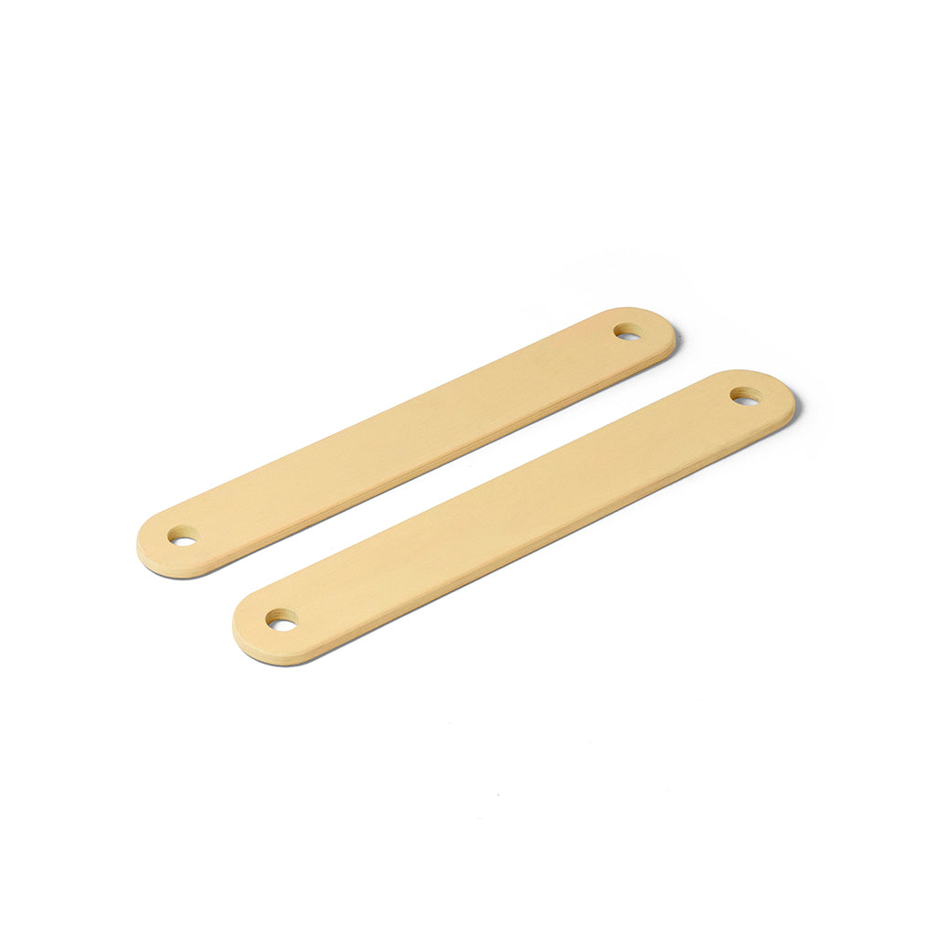 Modu Beams, balansbana i trä, aktivitetsleksak - Sand grey/ Honey yellow