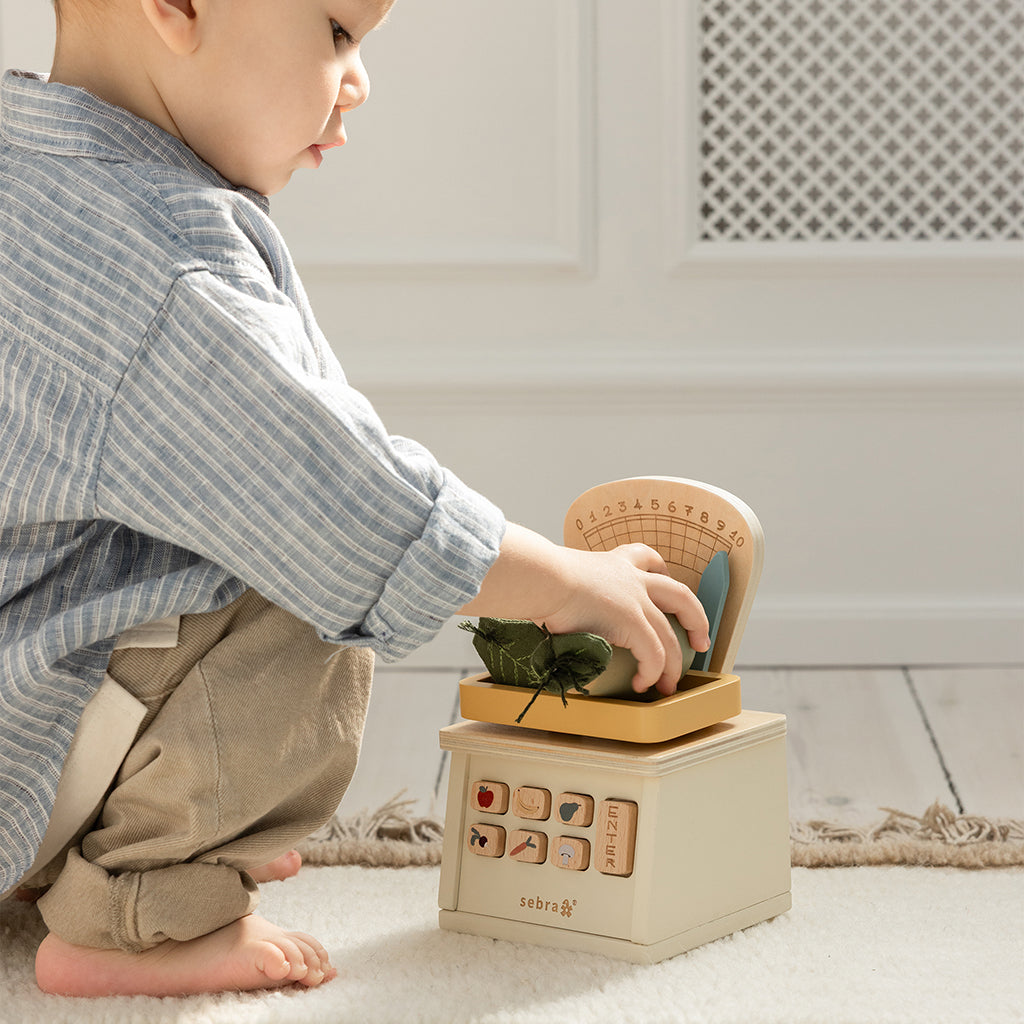 Sebra Köpmansvåg i trä