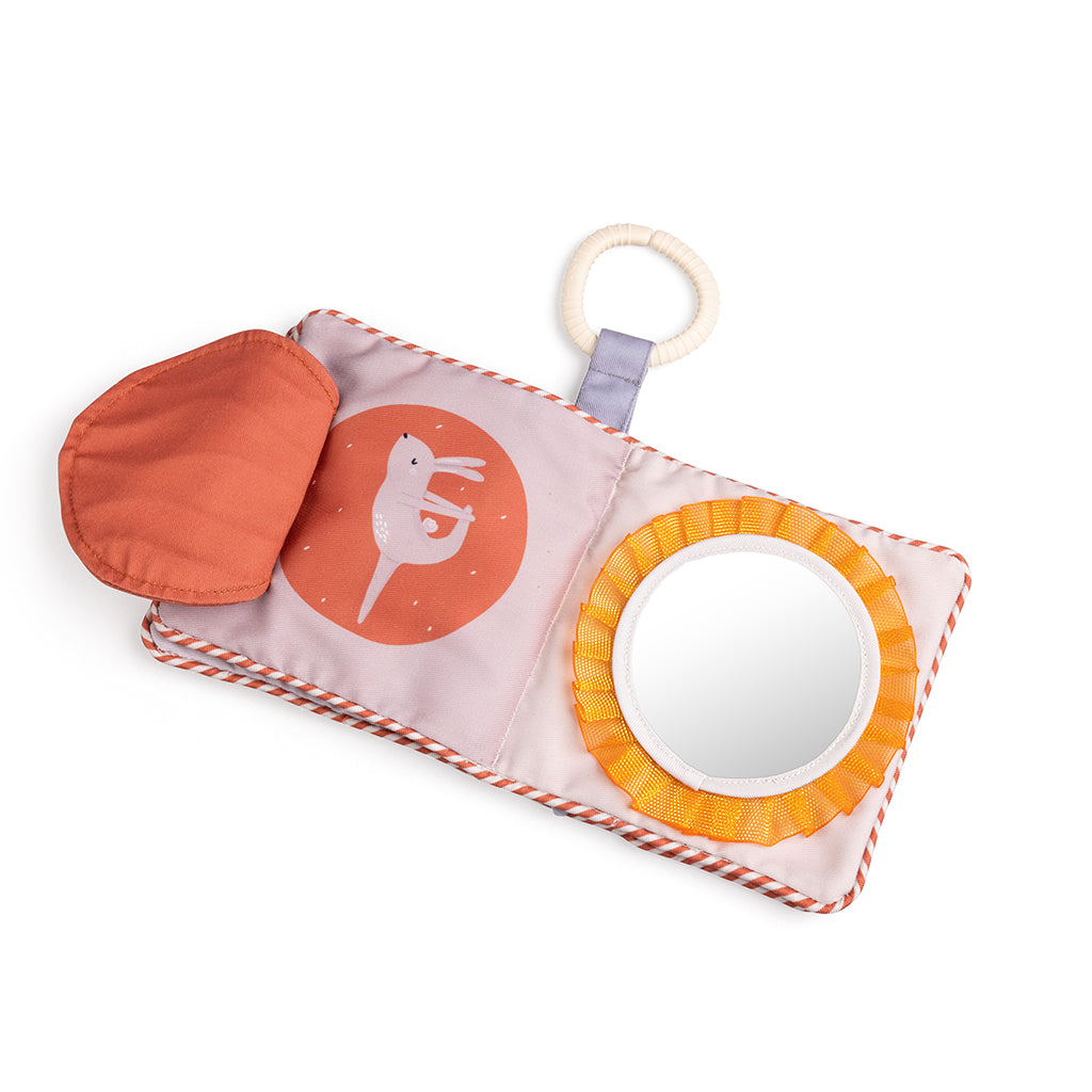 Sebra aktivitetsbok, tyg - Teeny Toes