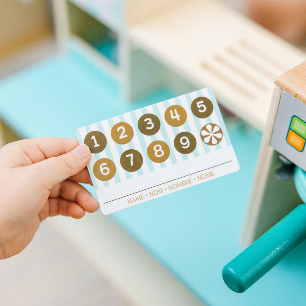 Melissa & Doug Träleksak, Barista Kaffebar - 35 delar