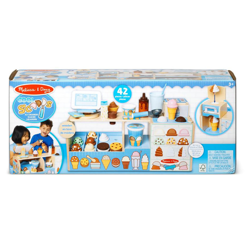 Melissa & Doug Matleksaker i trä, Glasskiosk