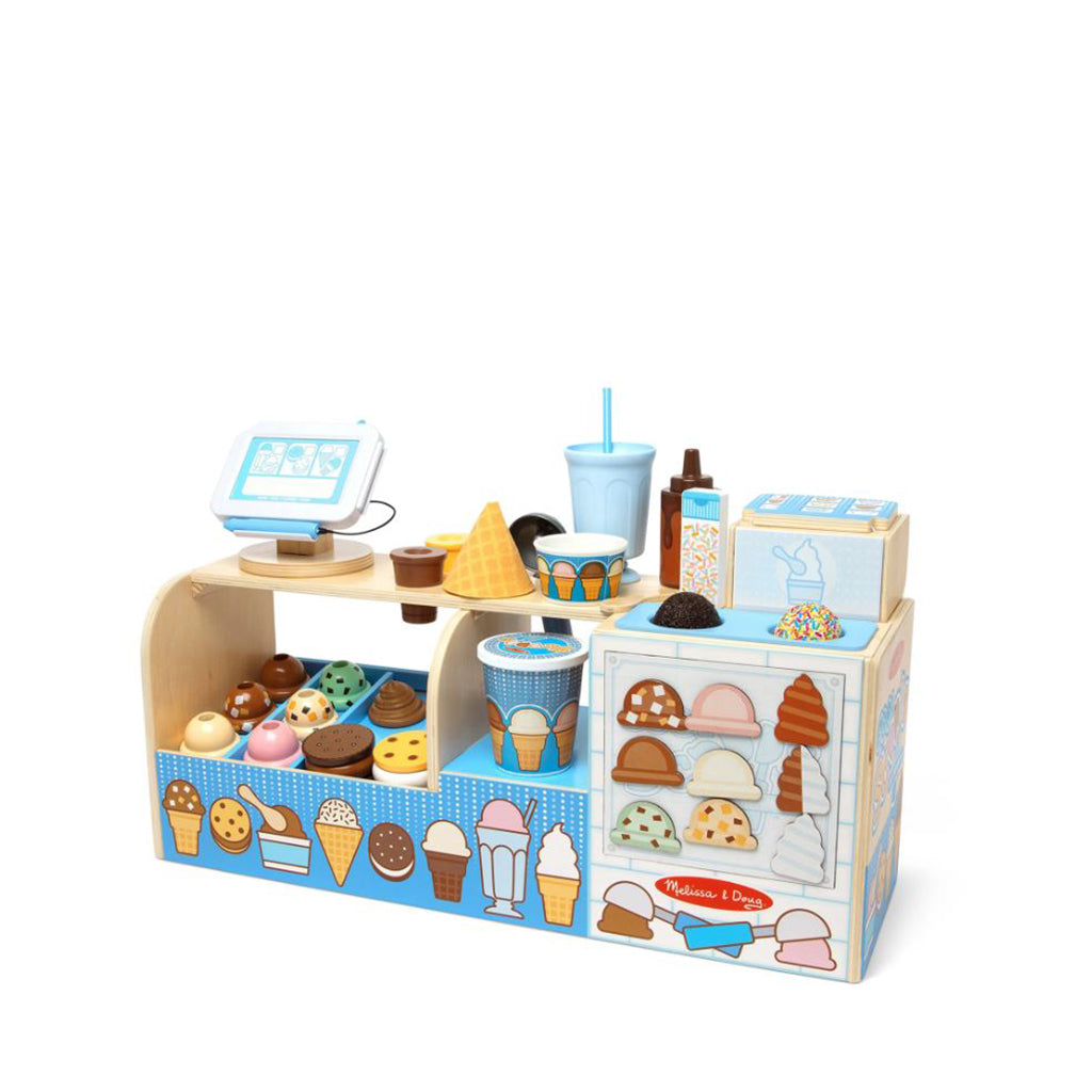 Melissa & Doug Matleksaker i trä, Glasskiosk