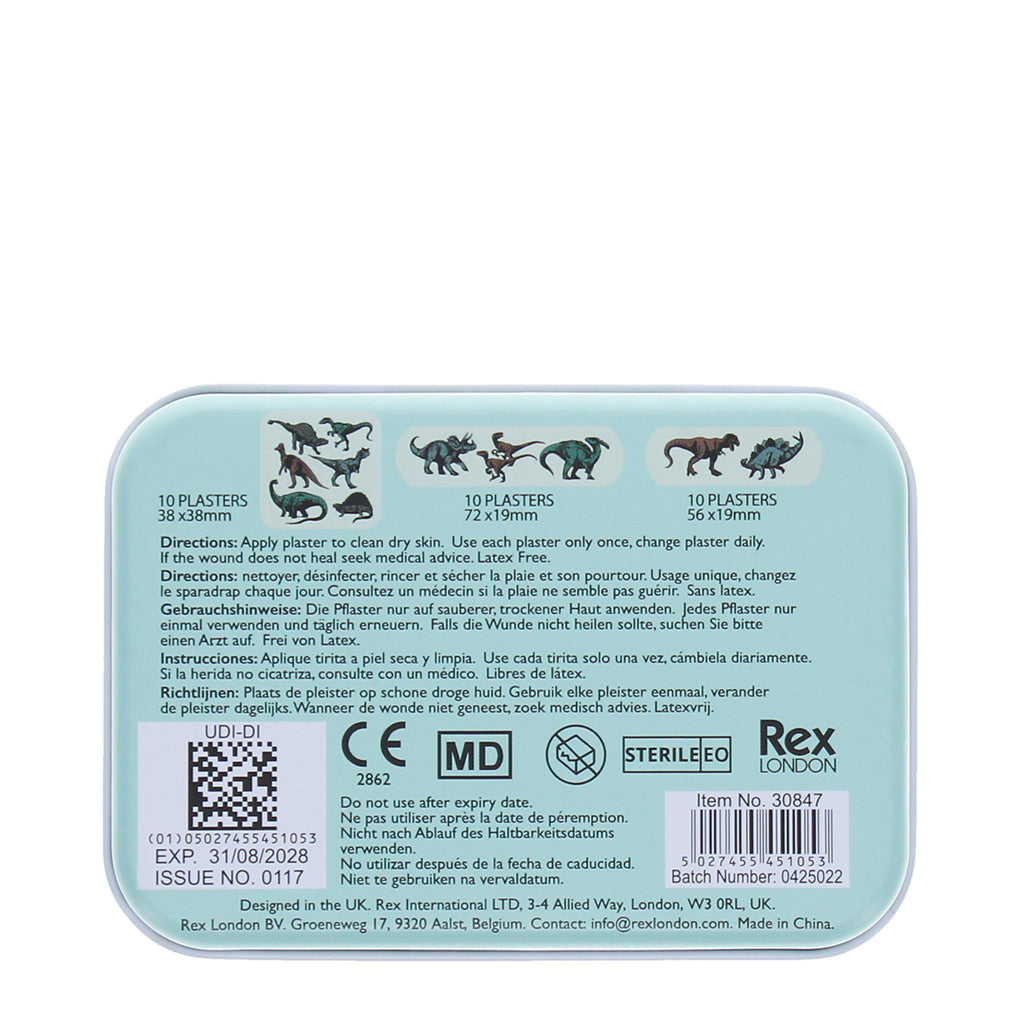 Rex London plaster, 30 stk. Forhistorisk land