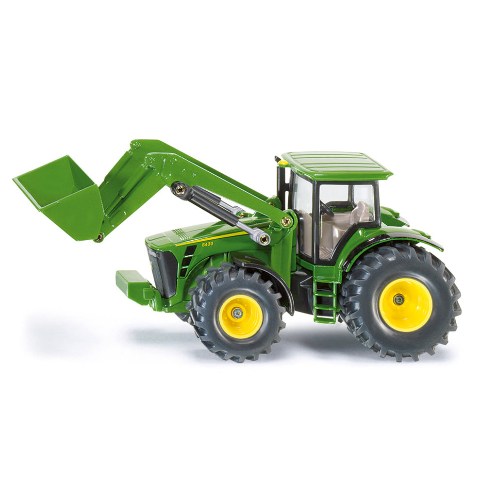 Siku John Deere traktor med frontlastare, 1:50