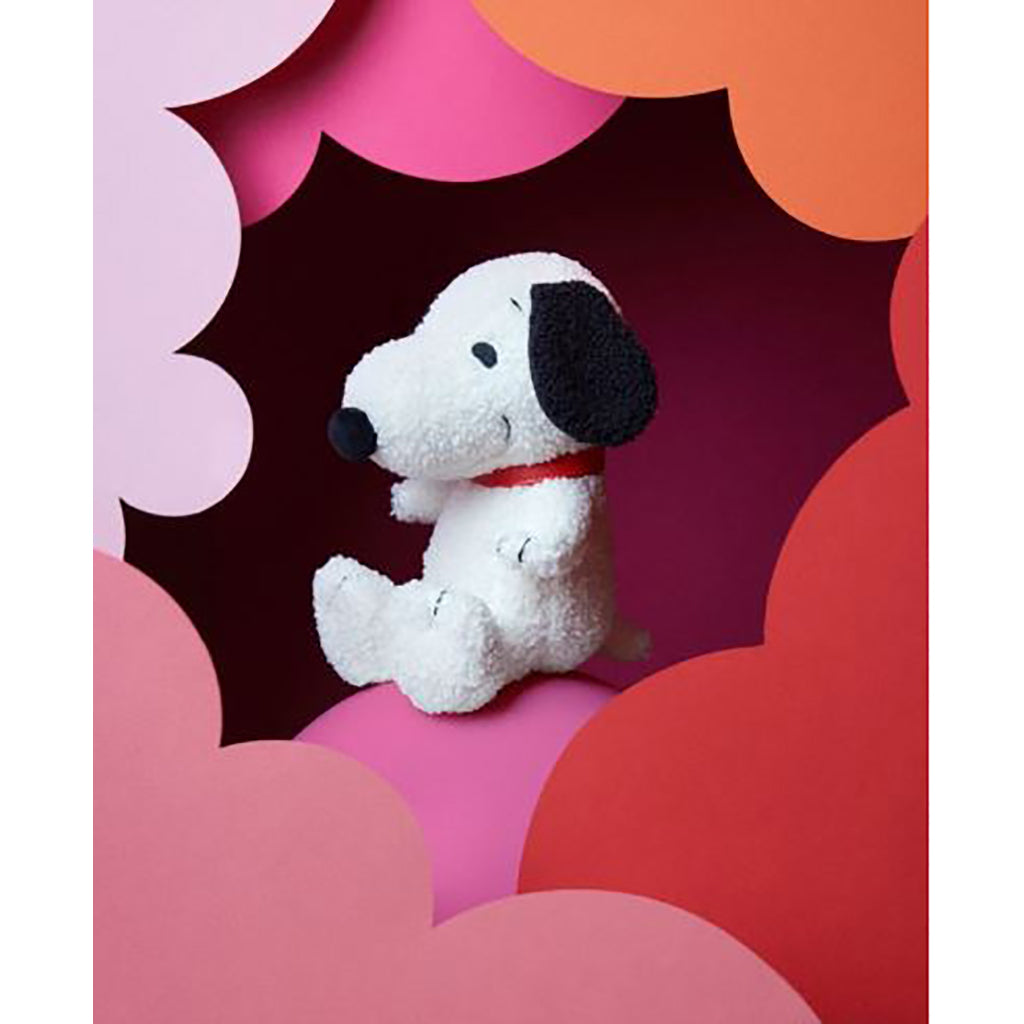 Snoopy bamse, ECO Terry Cream - 20 cm