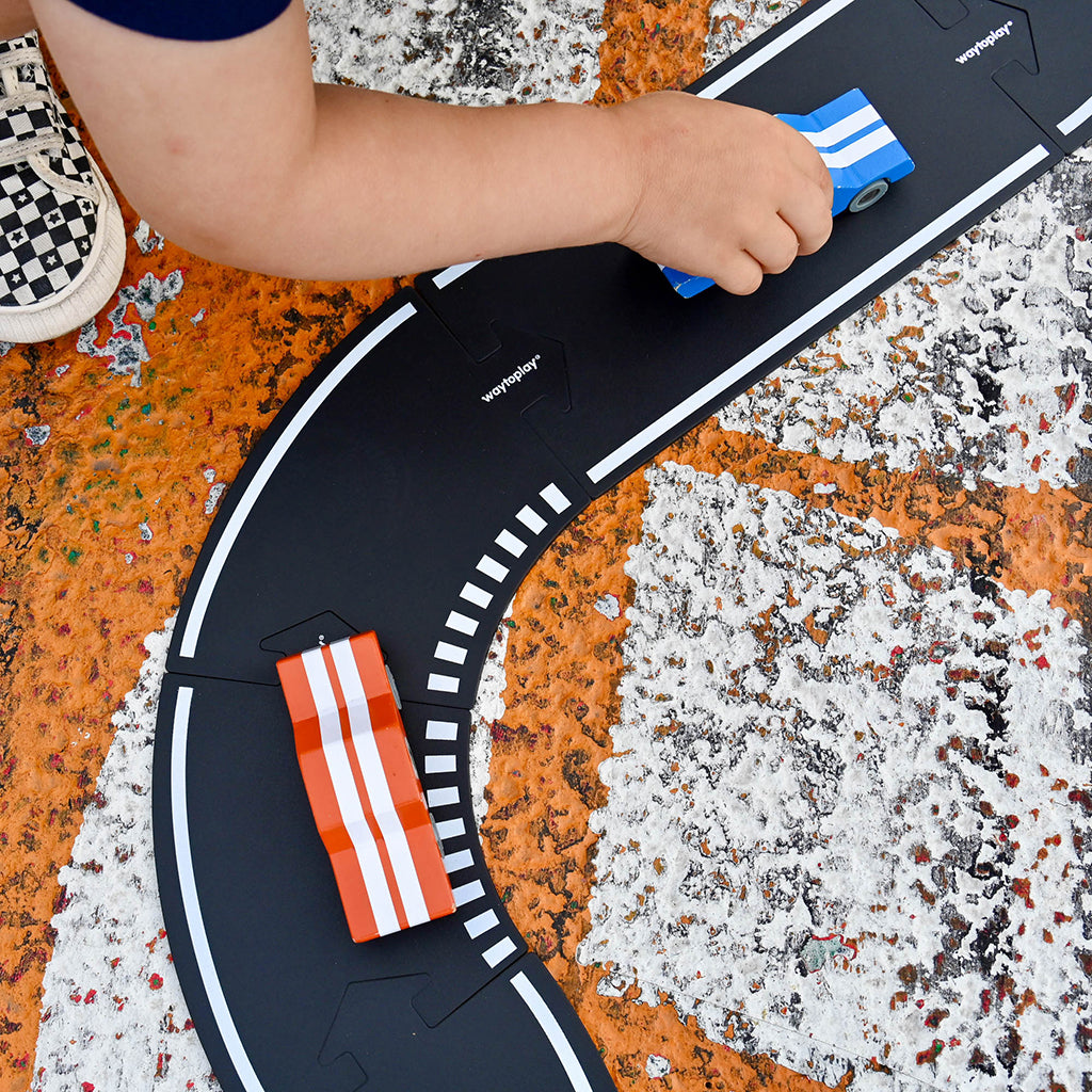 Waytoplay bilbana i gummi, 40 delar - Formel 1