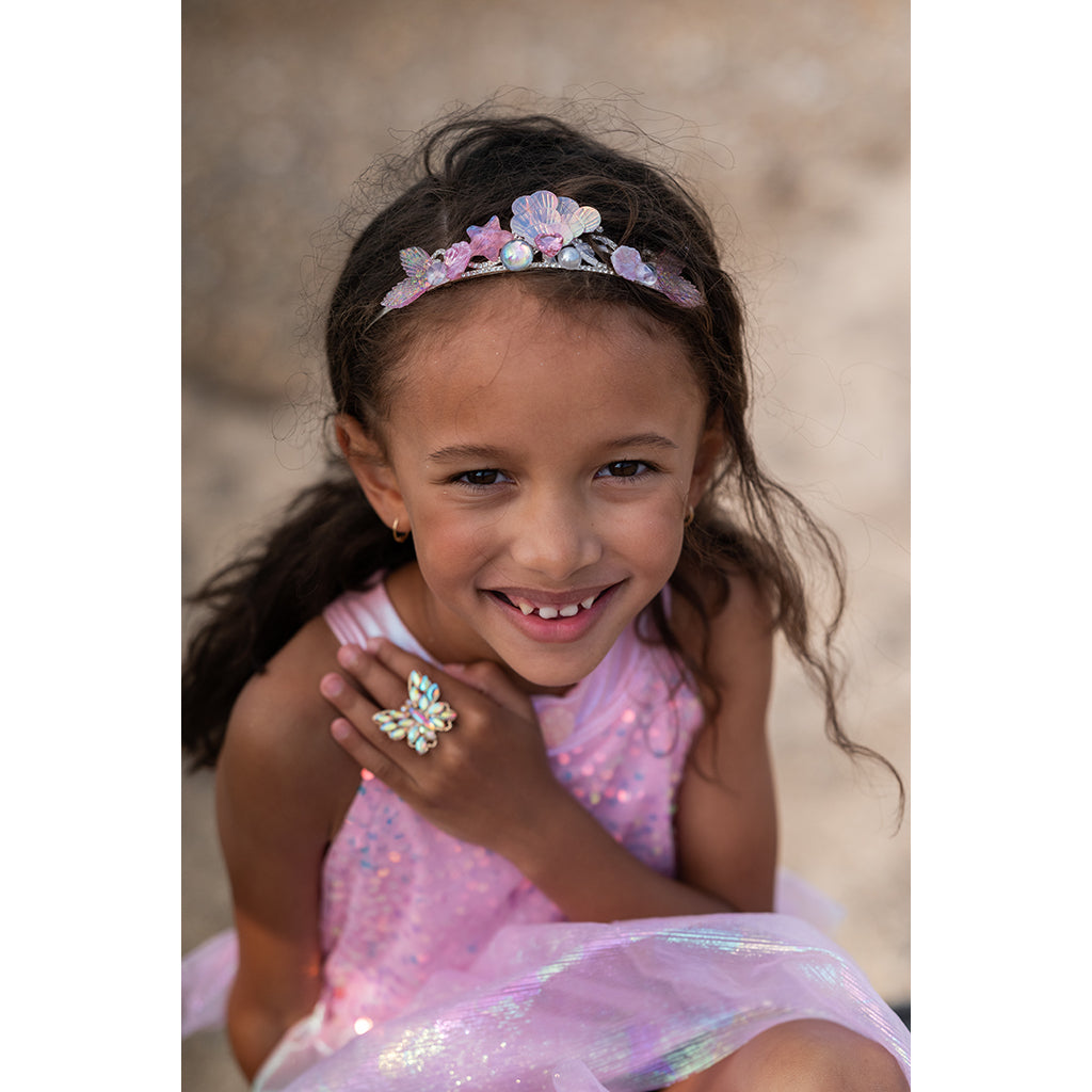 Great Pretenders utklädningskläder, Sjöjungfruklänning, Misty pink - Strl. 3-8 år