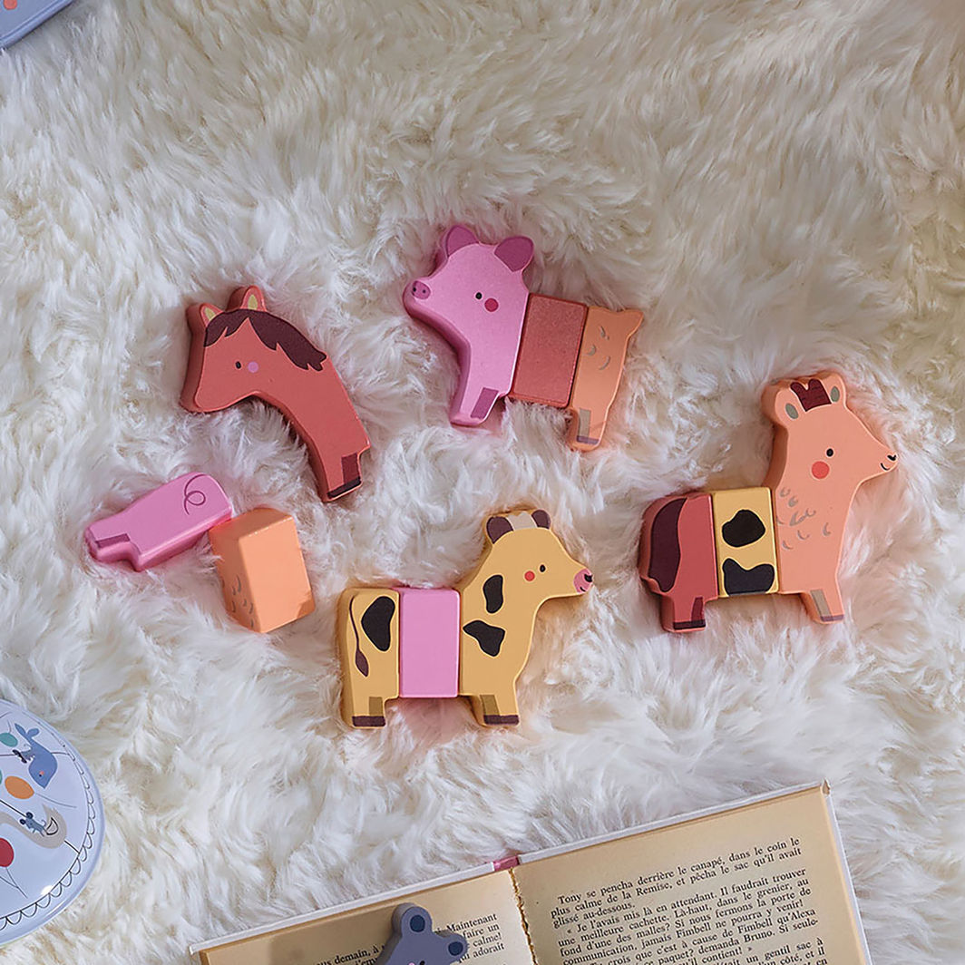 Vilac Magnetiska djur, 12 delar