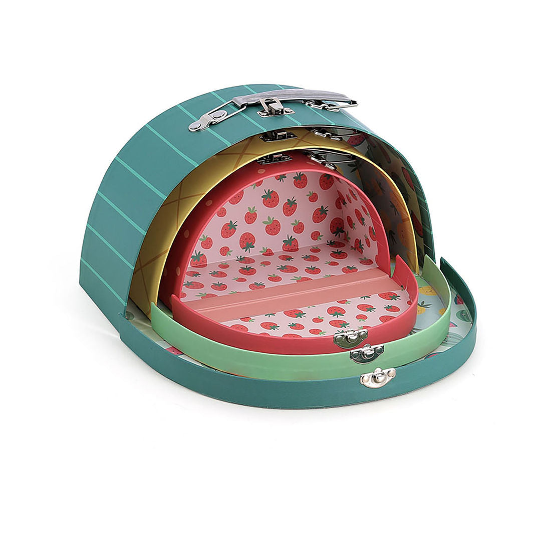 Vilac Resväske Set, 3 st - Frukter