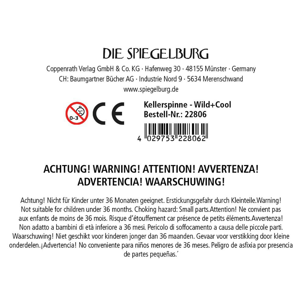 Wild+ cool, Källarspindel - XXL