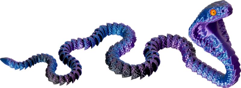 Spiegelburg, 3D crystal cobraslange, Lila/grön