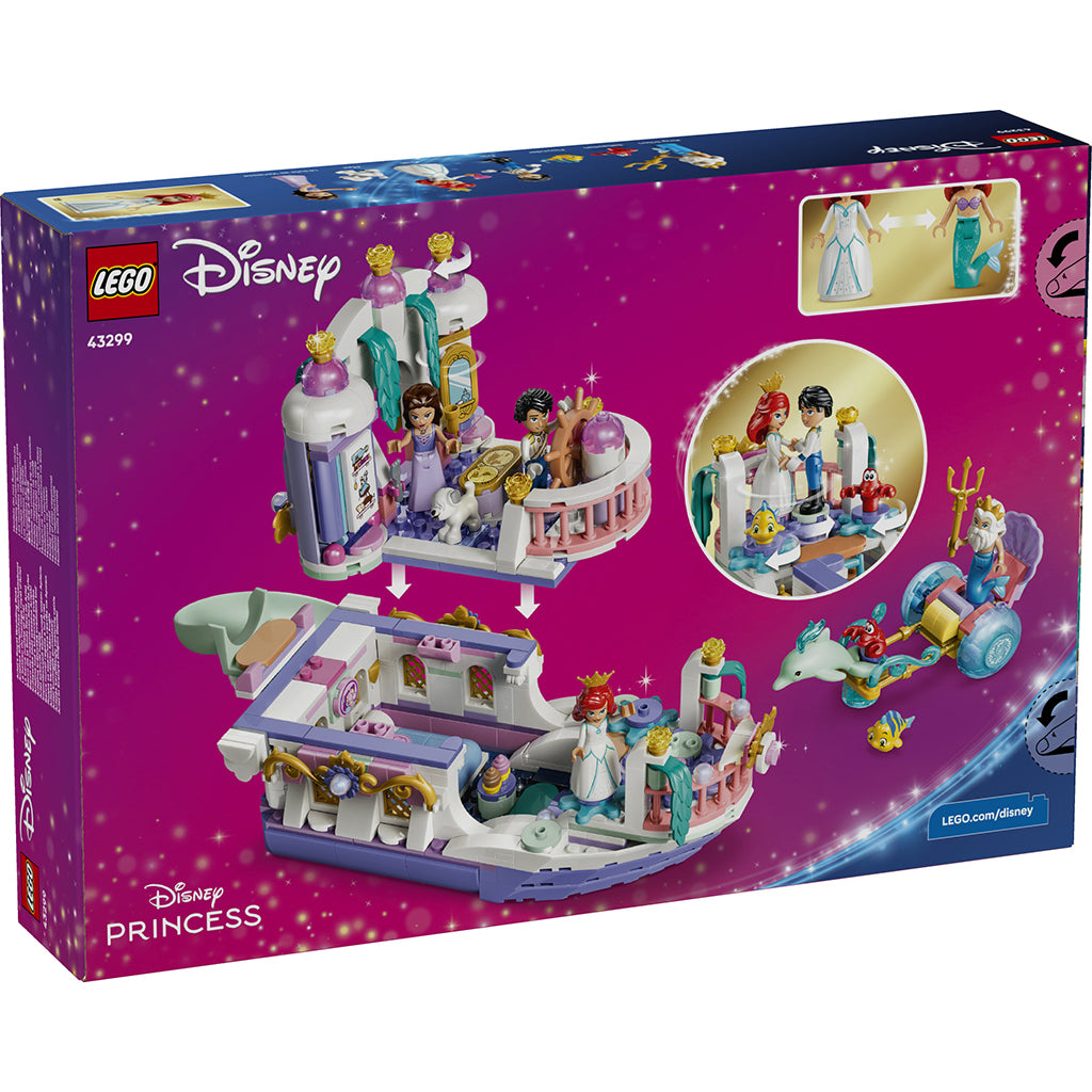 LEGO® ǀ Disney Princess Ariels kungliga bröllopsbåt 43299