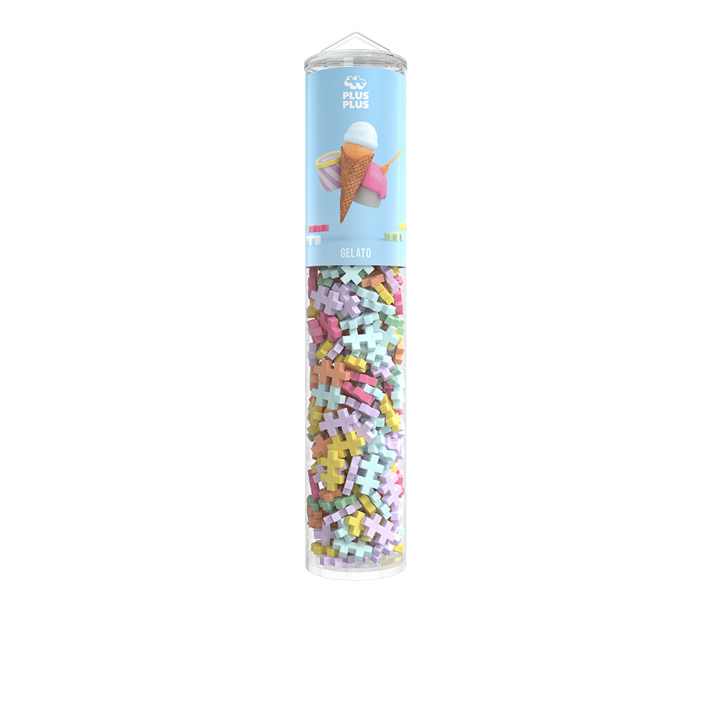 Plus-Plus Gelato-mix, 240 delar i rör