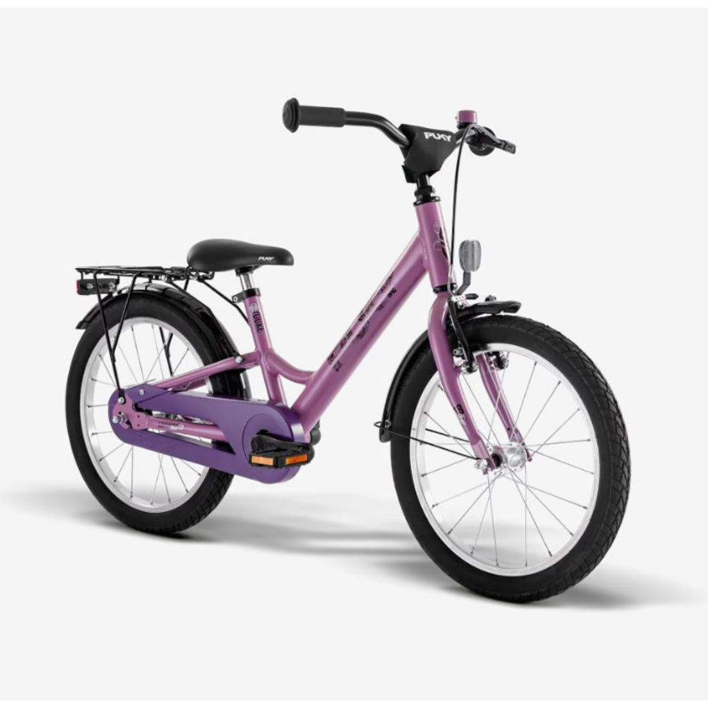 Puky Youke Allround cykel med handbroms, 18" - Perky Purple - Från 5 år