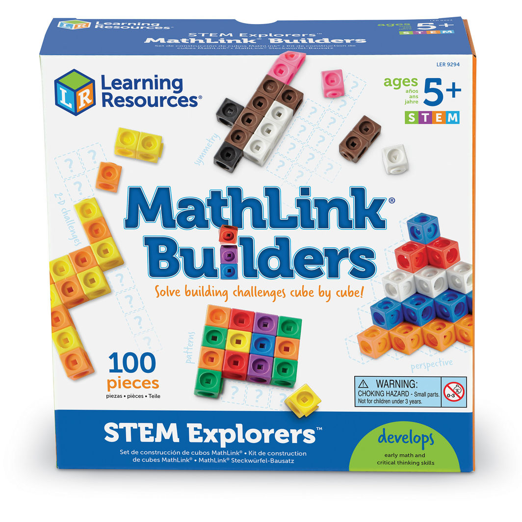 Learning Resources MathLink® Builders - Aktivitetsset med byggutmaningar