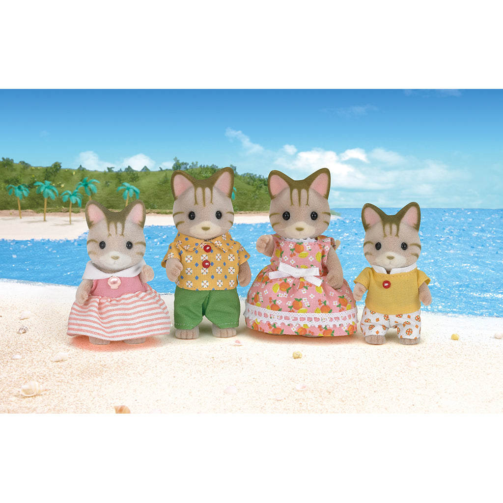 Sylvanian Families Randig kattfamilj