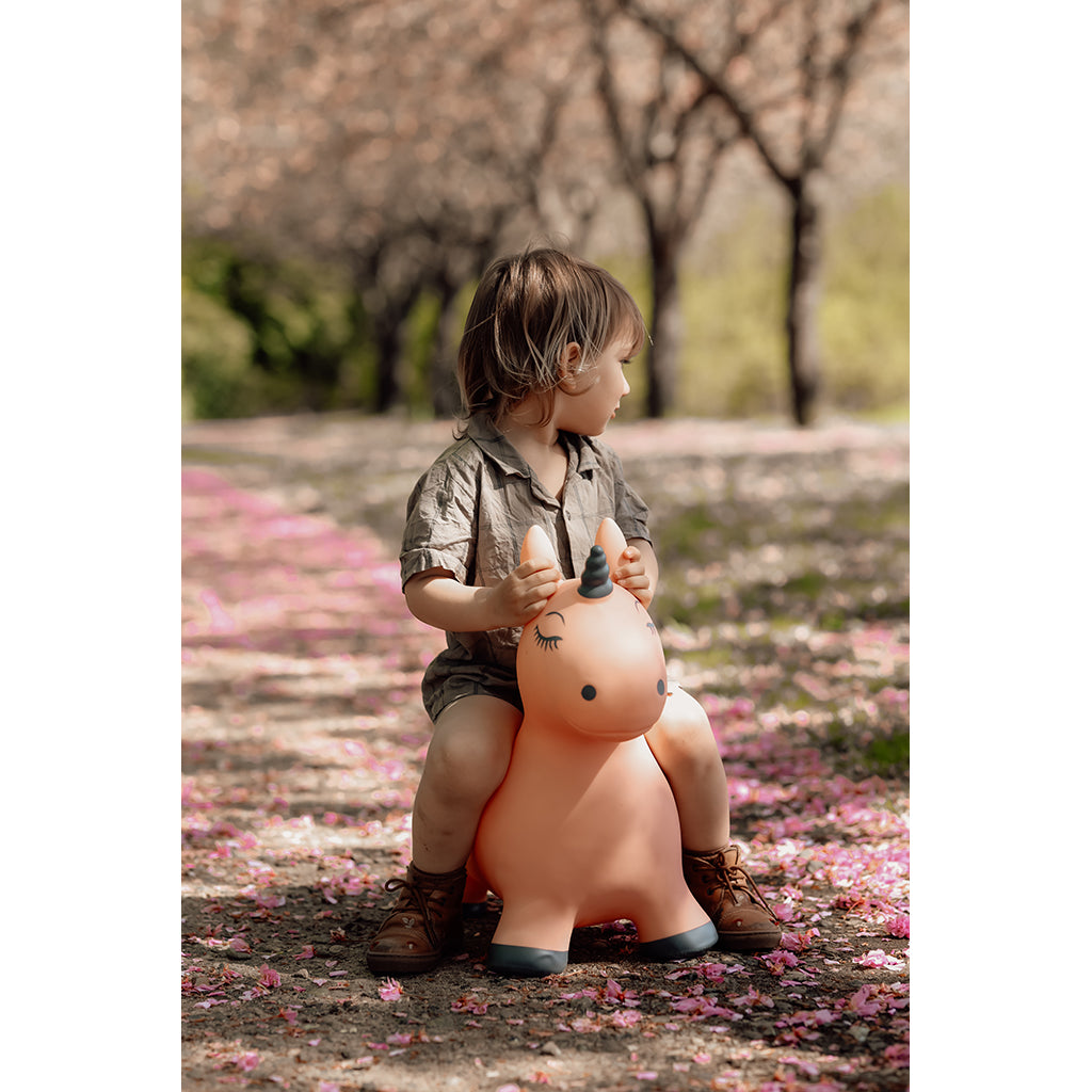 Find that hippo, hoppdjur, Enhjørningen Luna - Blush/rose