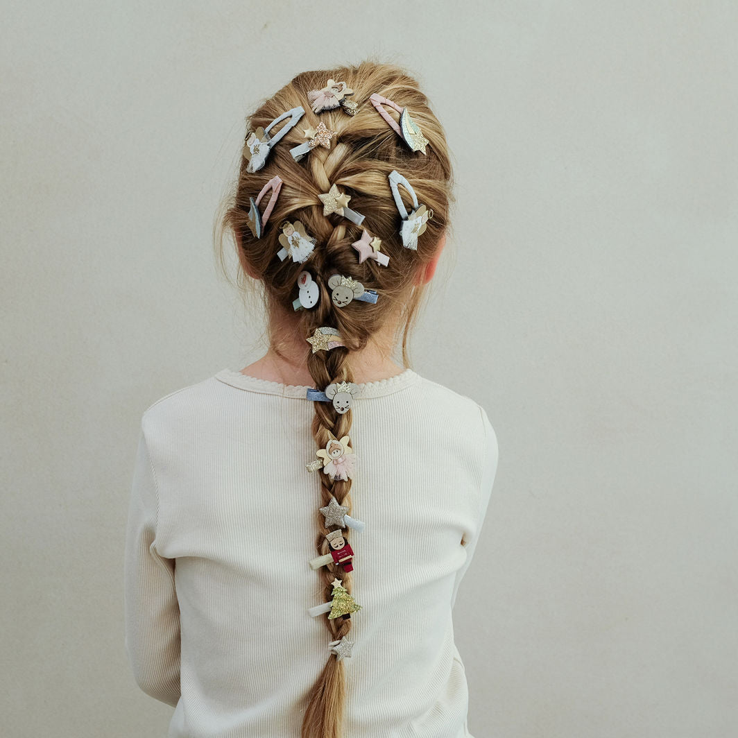 Mimi & Lula - 4 hårspännen - Angel Christmas