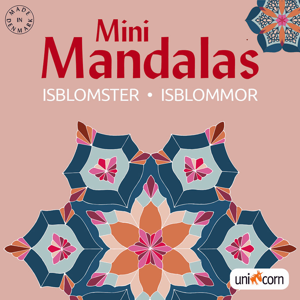 Mandalas målarbok mini, Isblommor