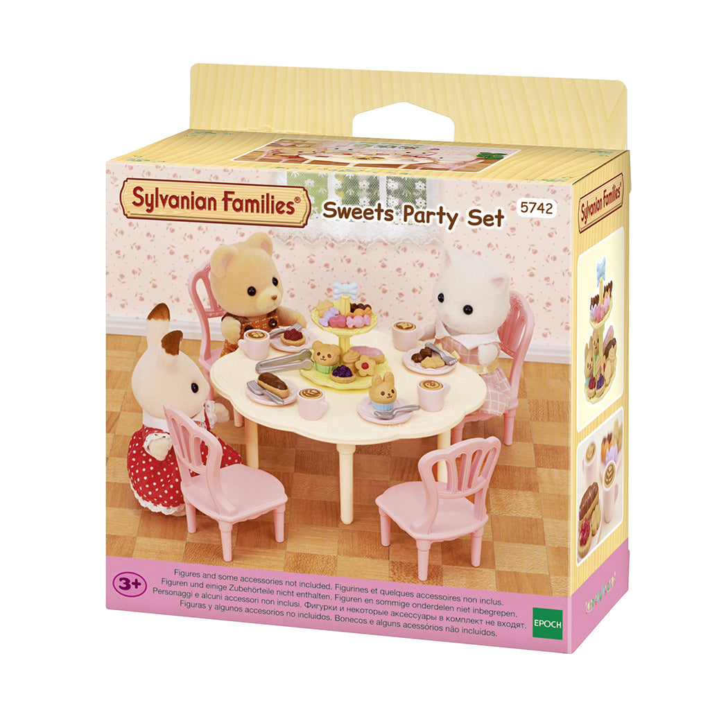 Sylvanian Families, dukketilbehør - Sweet party sæt