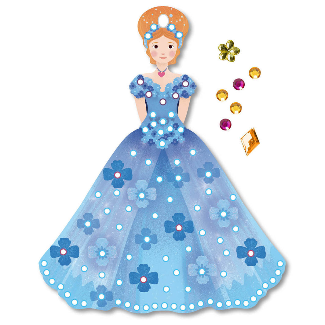Auzou Kreaset, mosaik med rhinsten – Prinsessa