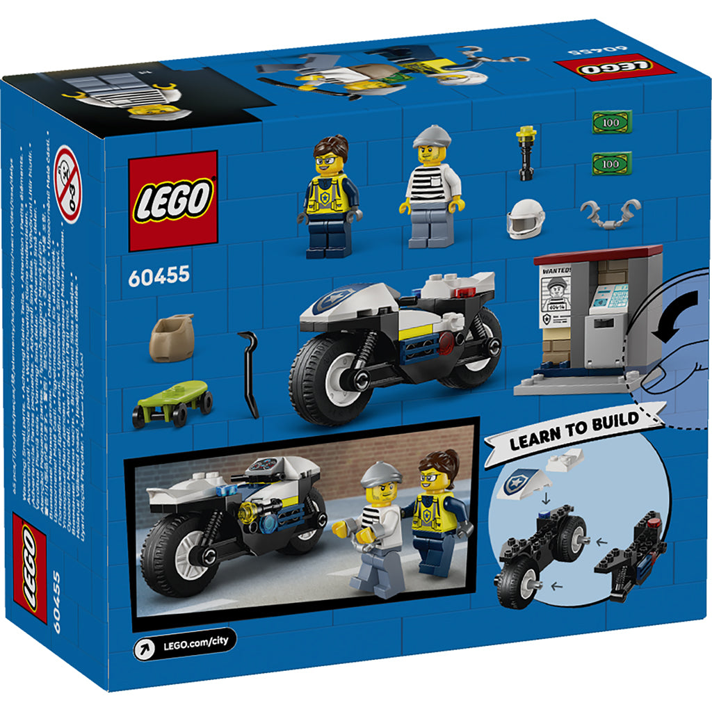 LEGO® City Police, Polismotorcykel på brottsjakt