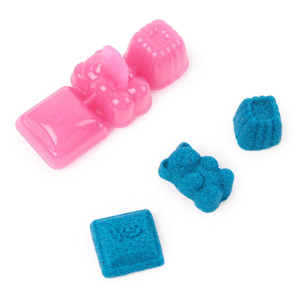 Kinetic Sand, Godispåse, 85 g och 1 form - 4 olika färger