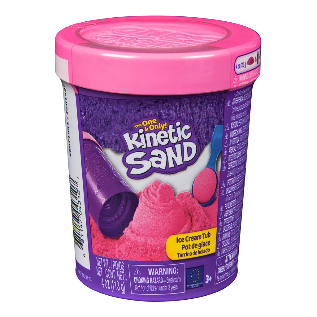 Kinetic Sand, Glassförpackning, 113 g - 3 olika färger