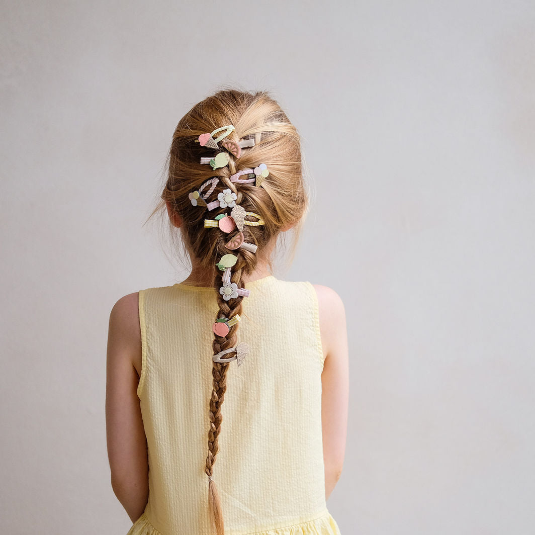 Mimi & Lula 5 hårspännen, Mini Ice Cream Peaches and Cream