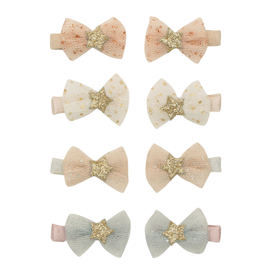 Mimi & Lula Hårpynt, 8 hårclips – Mini Tutu Bow Enchanted