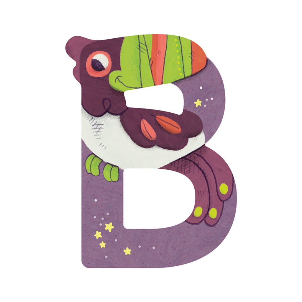 Moulin Roty bokstäver i trä, minus Æ, Ø och Å