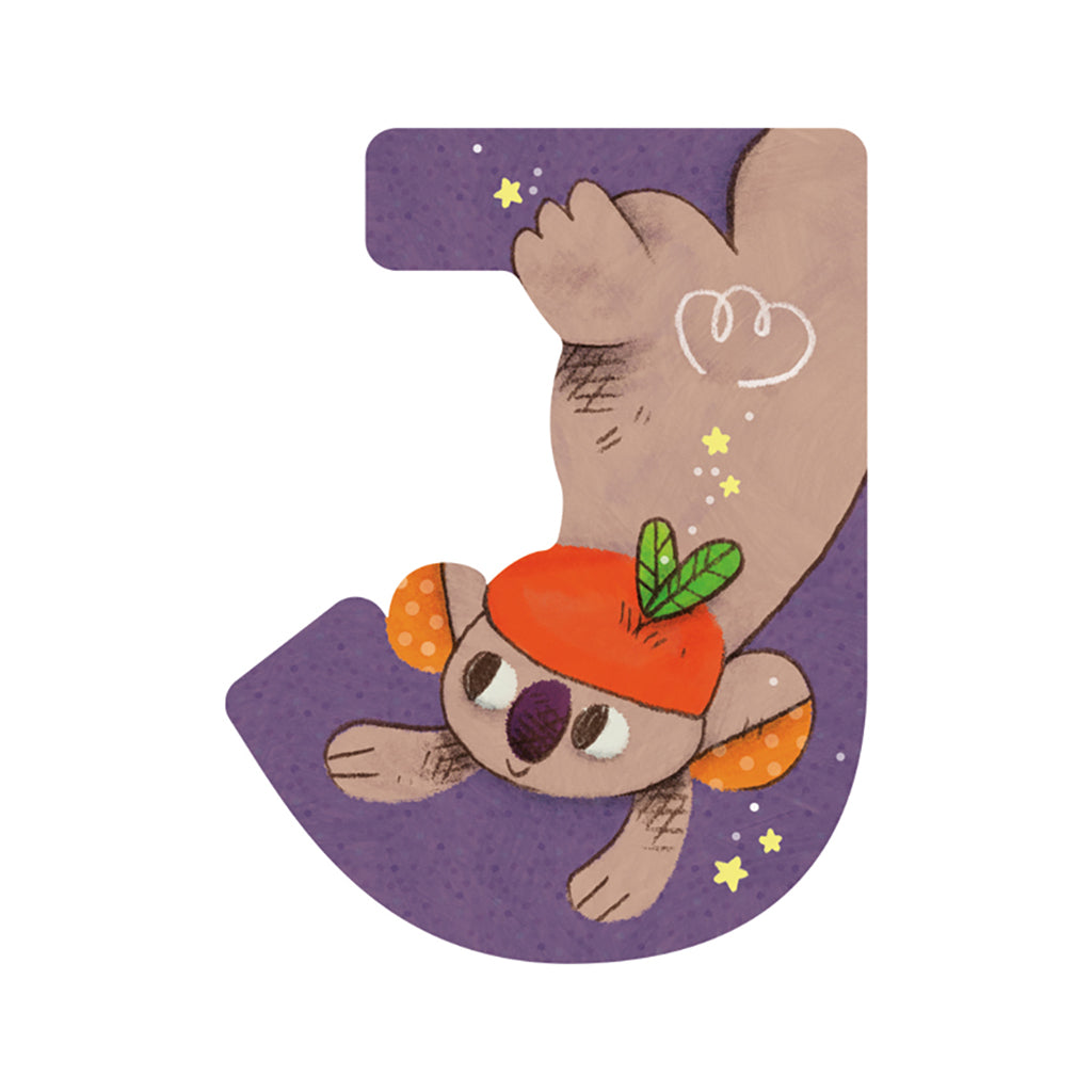 Moulin Roty bokstäver i trä, minus Æ, Ø och Å