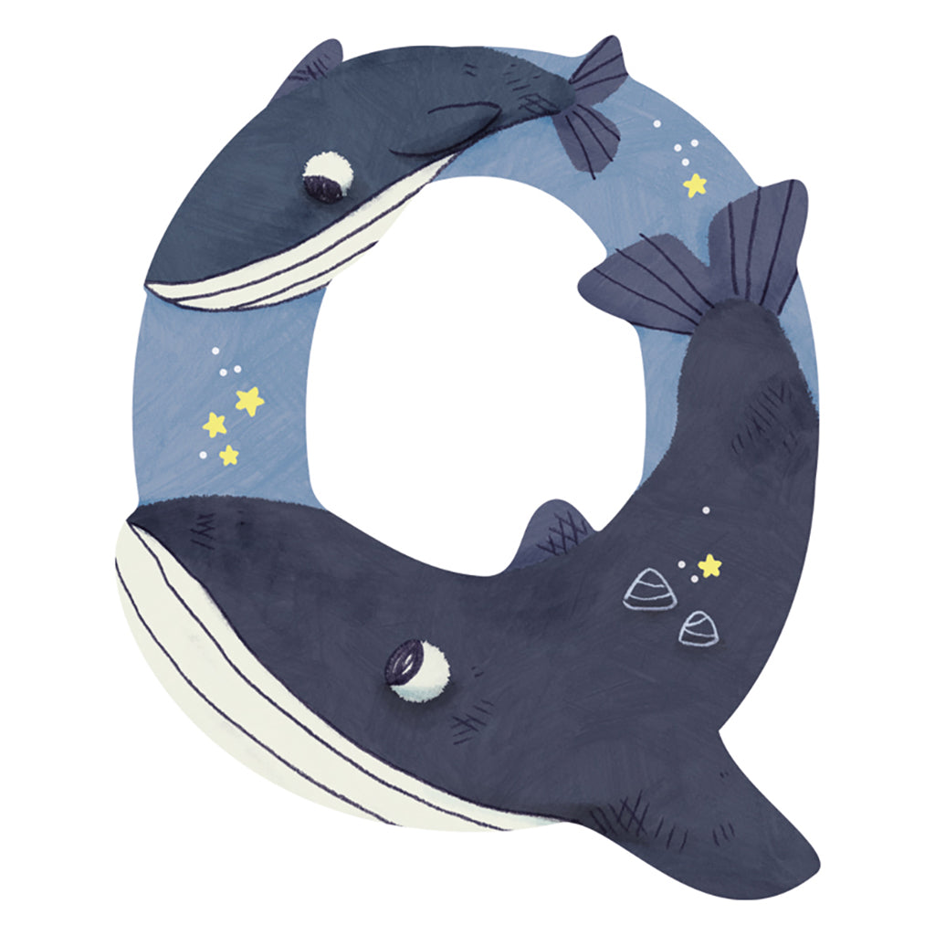 Moulin Roty bokstäver i trä, minus Æ, Ø och Å