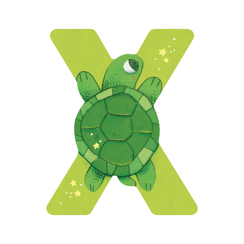 Moulin Roty bokstäver i trä, minus Æ, Ø och Å