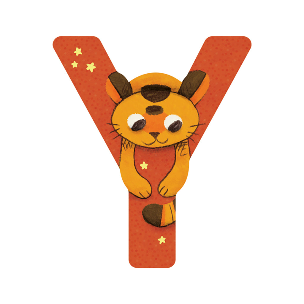 Moulin Roty bokstäver i trä, minus Æ, Ø och Å