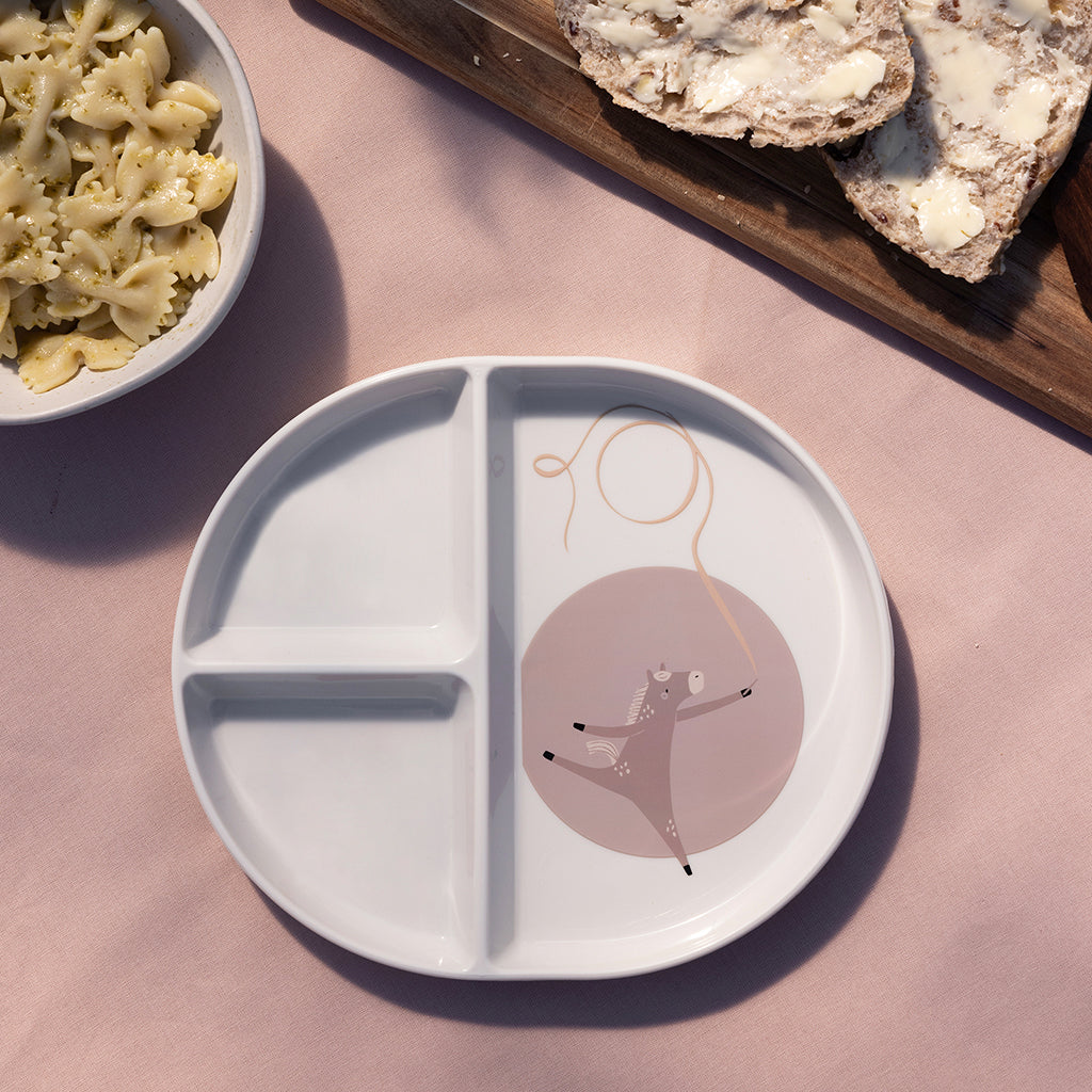 Sebra 3-delad tallrik, Tastii - Teeny Toes