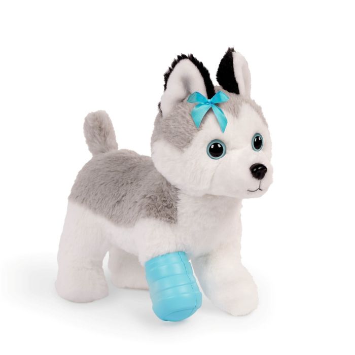 Pucci Pups Husky hos veterinären